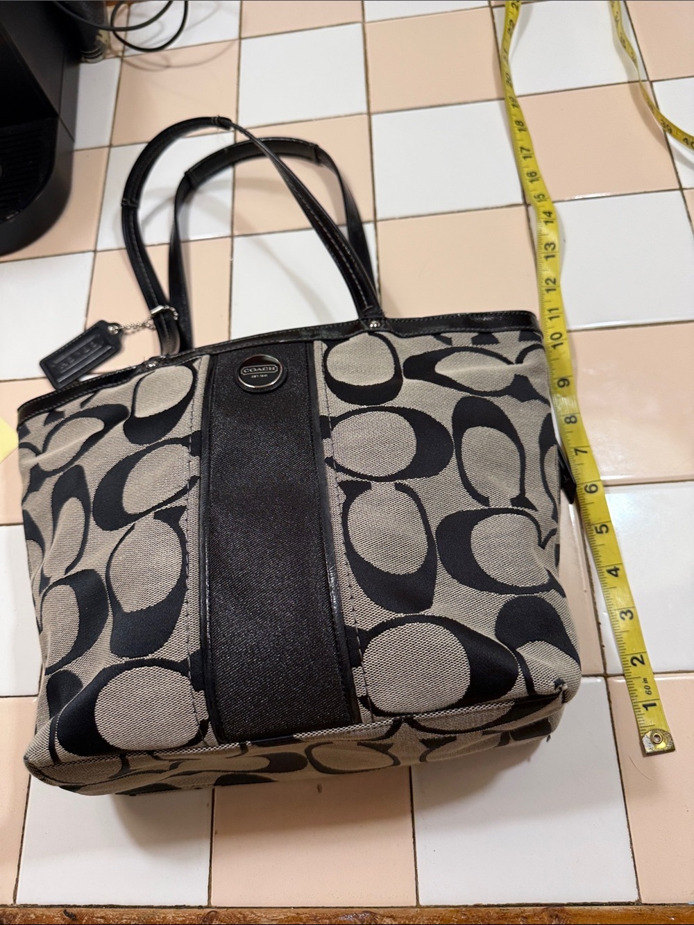 Coach Black and Gray Signature Tote, MAKE AN OFFER!!!